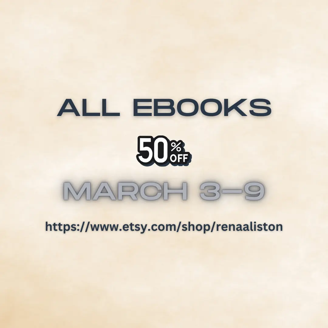 Etsy eBook Sale by Rena Aliston